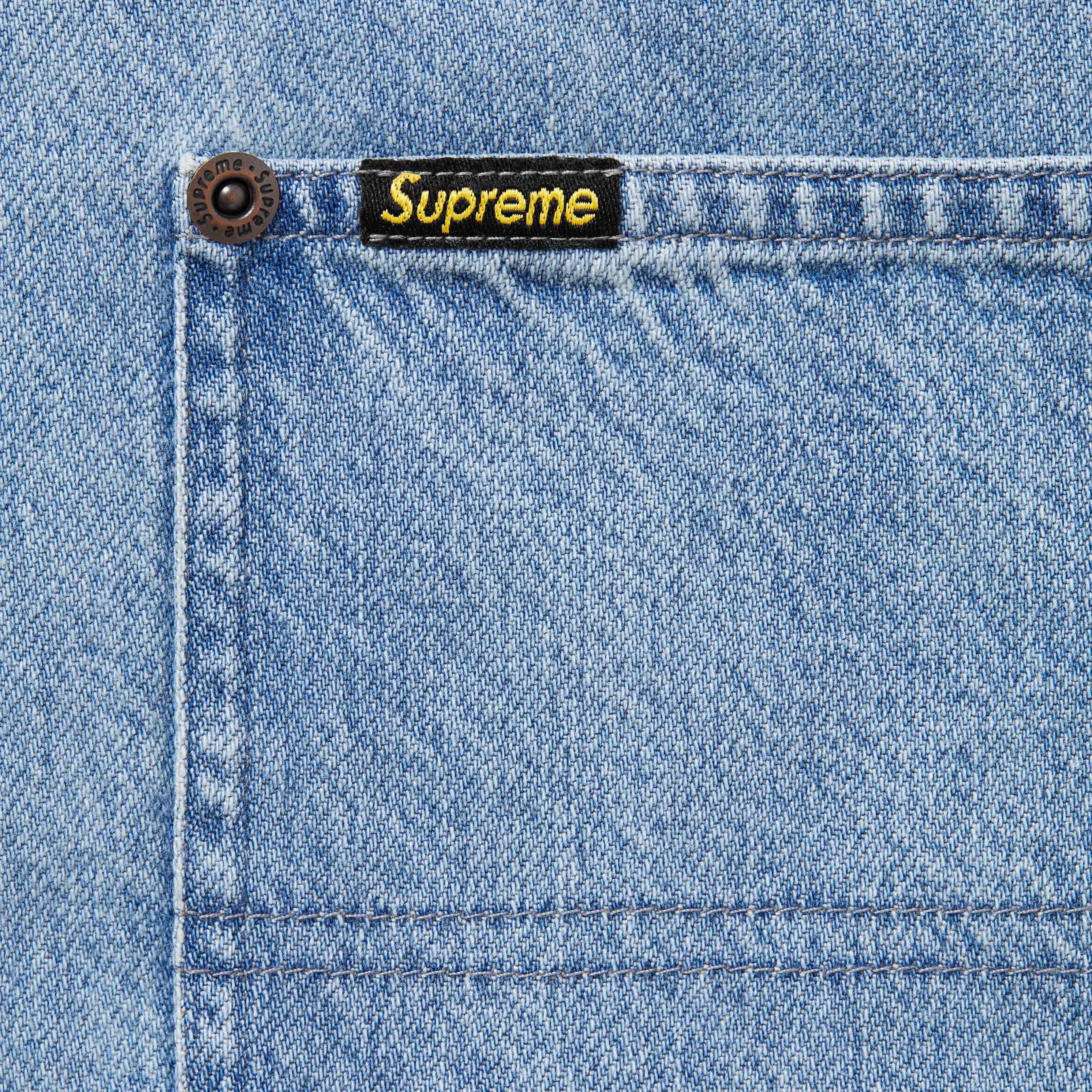 Loose Fit S/S Denim Painter Shirt view 4